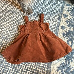 Janie and Jack corduroy overall dress
